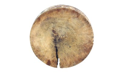 Kasap en eski aktif yıl için. Beyaz bir arka plan üzerinde