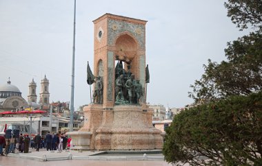 Istanbul'da Cumhuriyet Anıtı