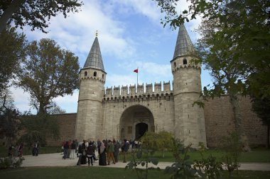 Istanbul'da Osmanlı Padişahları Saray kapısı