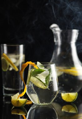 Mojito gözlük ve Cam Kavanoz kokteyl