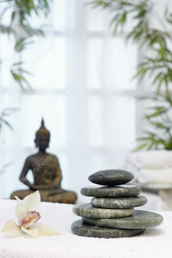 Thai massage, Hot stones, Buddha