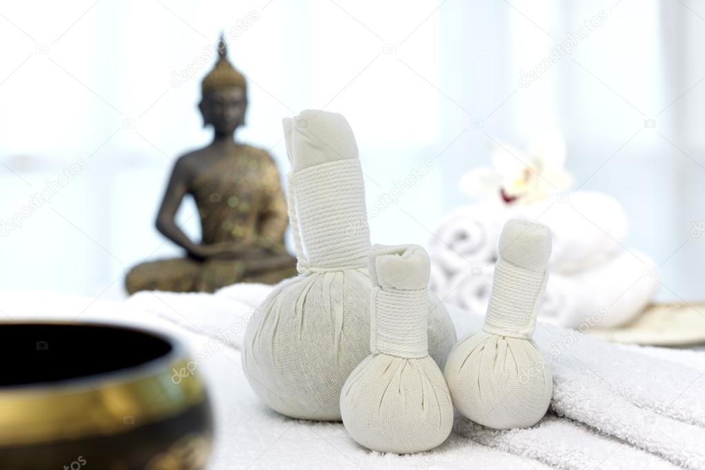 Thai massage, Hot stones, Buddha