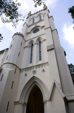 St. John's Cathedral katedral kilise St John Evangelist Anglikan katedral piskoposluk cathedralhong Kong Admirlty Merkez iş finansal merkezi manzarası gökdelen Bankası