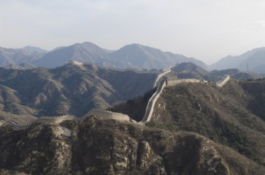 Yanqing ilçe Pekin Çin Great Wall Badaling 1504 Ming Hanedanı 1015 metre deniz seviyesinden sırasında inşa