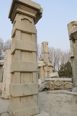 Eski Palace, Yuan Ming Yuan Haidian Bölgesi Pekin Çin mükemmel parlaklık bahçeler yaz.