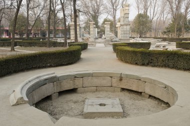 Eski Palace, Yuan Ming Yuan Haidian Bölgesi Pekin Çin mükemmel parlaklık bahçeler yaz.