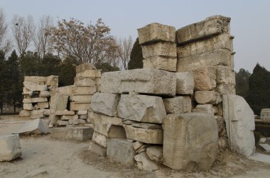 Eski Palace, Yuan Ming Yuan Haidian Bölgesi Pekin Çin mükemmel parlaklık bahçeler yaz.