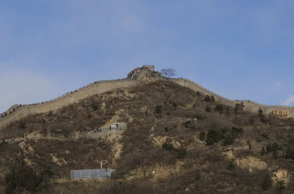 Badaling große Mauer in Yanqing County Beijing China im Jahr 1504 während der Ming-Dynastie 1015 Meter über dem Meeresspiegel erbaut — Stockfoto