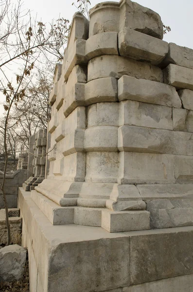 Eski Palace, Yuan Ming Yuan Haidian Bölgesi Pekin Çin mükemmel parlaklık bahçeler yaz.