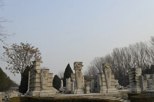 The Old Summer Palace, Yuan Ming Yuan the Gardens of Perfect Brightness in Haidian District Beijing China — Stock Photo, Image