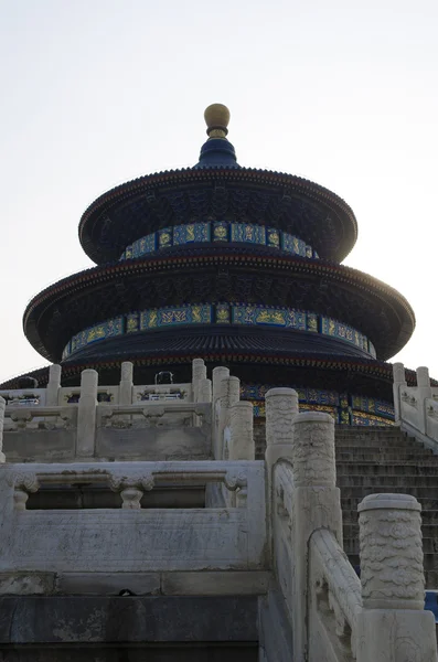 Der Himmelstempel (Himmelsaltar) tiantan in Peking China — Stockfoto