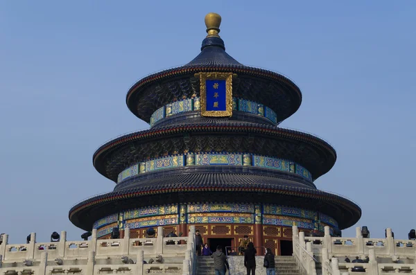 Der Himmelstempel (Himmelsaltar) tiantan in Peking China — Stockfoto