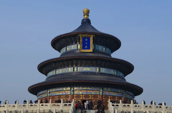 Der Himmelstempel (Himmelsaltar) tiantan in Peking China — Stockfoto