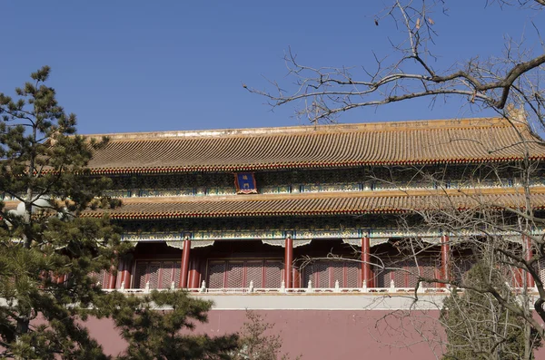 Tiananmen (Porta della Pace Celeste) ingresso alla Città Proibita di Pechino Cina — Foto Stock