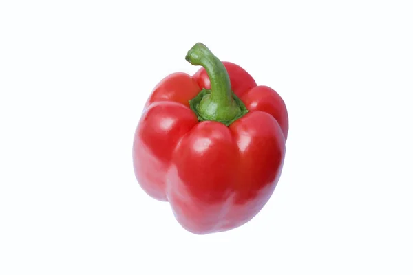 Isolated Fresh Yellow Pepper White Background Sweet Bell Pepper — 스톡 사진