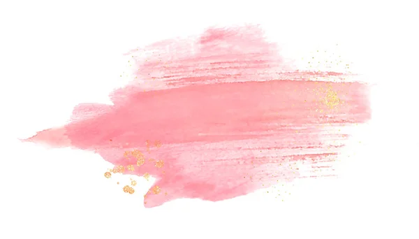 Hand Drawn Illustration Decor Abstract Beauty Pink Ink Splash Painted — Stock Photo, Image