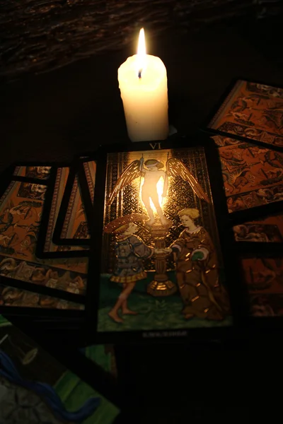 Divination by Tarot — Stock Photo, Image