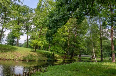 Gatchina Palace Park Bridge'de Ajur