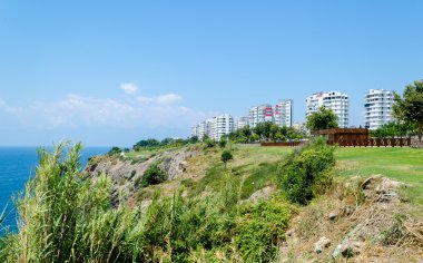 Modern Akdeniz şehir yüksek banka