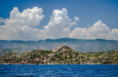 Eski Osmanlı Kalesi. Simena, Kekova, Türkiye