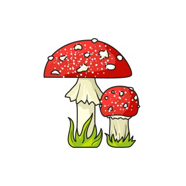 Amarik uç. Çizgi film tarzında vektör illüstrasyonu. Beyaz bir arkaplanda izole edilmiş.