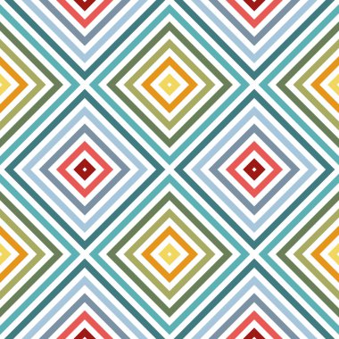 Yama tarzında desen pürüzsüzdür. Kağıt ambalajı, kumaş, duvar kağıdı için geometrik desen. Vektör illüstrasyonu.