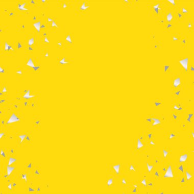 Sarı arka planda gümüş pullar.