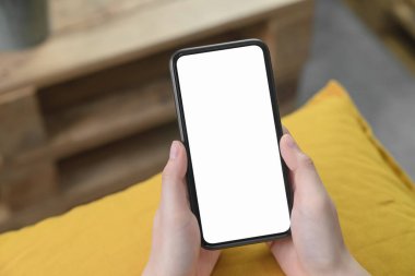 Akıllı telefonun boş ekranını elle tutmak ve grafiksel görüntü montajı için.