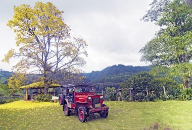 Vintage Vehicle by Colombia Mountains clipart