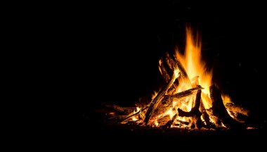 Night Campfire clipart