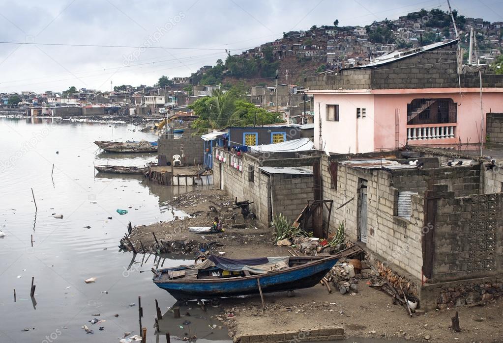 Houses by the river, Haiti