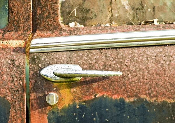 Vintage auto deur — Stockfoto