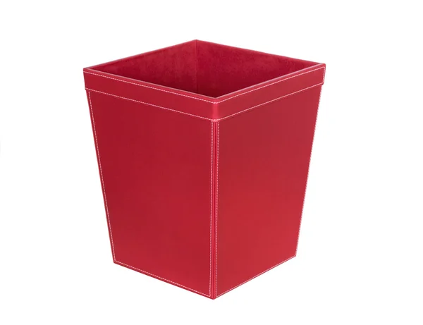 Cesta de papel vermelho — Fotografia de Stock