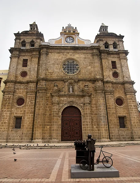 Igreja em Cartagena, Colômbia — Fotografia de Stock