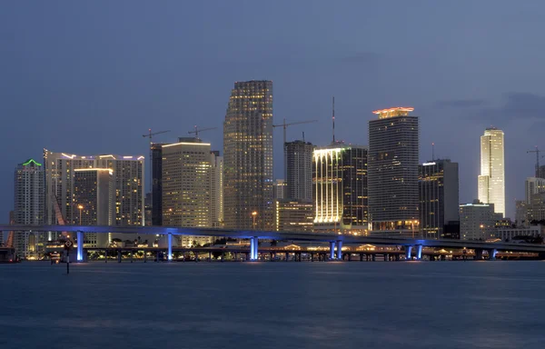 Skyline di Miami — Foto Stock