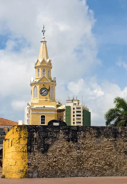 Hodiny věž cartagena — Stock fotografie