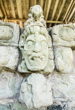 Copan Harabeleri heykeli