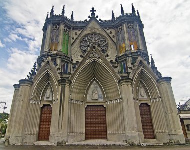 Magnificent Gothic Colombian Church clipart