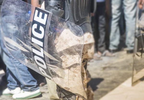 Anti-Riot Police Shield — Stock Photo, Image