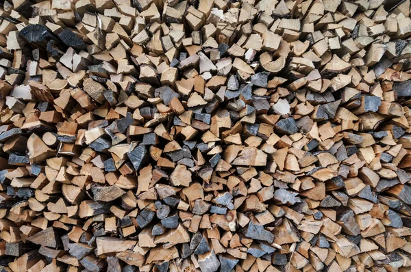 Odun yığını.