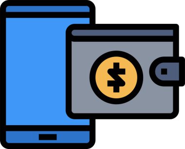 İş iletişim simgesi, vektör illüstrasyonu