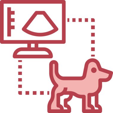 hayvan simgesi vektör illüstrasyonu 