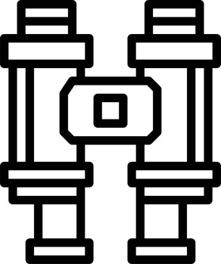 binoküler simge, vektör çizimi