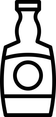 Brandy simgesi, vektör illüstrasyonu