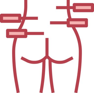 sağlık ve tıp konsepti ikon vektör illüstrasyonu