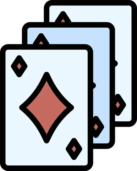 Conceito Poker Ícone Ilustração Vetorial — Vetor de Stock