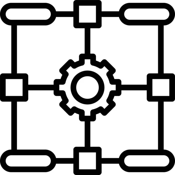 Ikona Komunikacji Ilustracja Wektora — Wektor stockowy