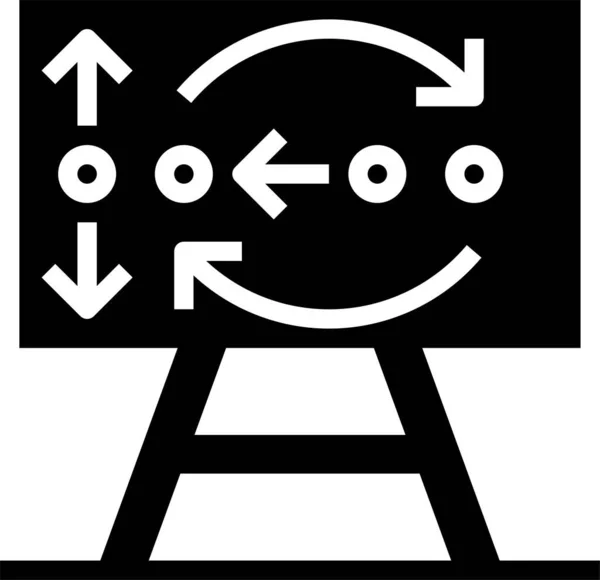 Ícone Placa Beisebol Ilustração Vetorial — Vetor de Stock