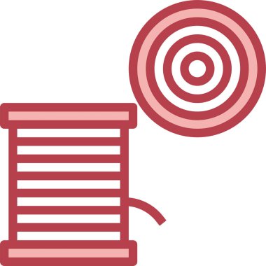 Filament simgesi, vektör illüstrasyonu