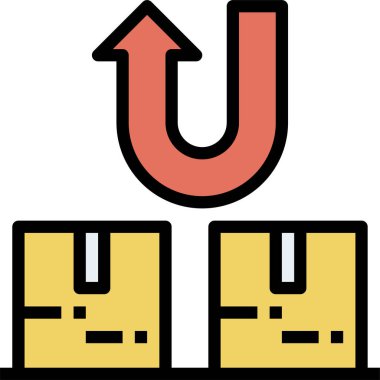 paket teslim konsepti vektör çizimi 